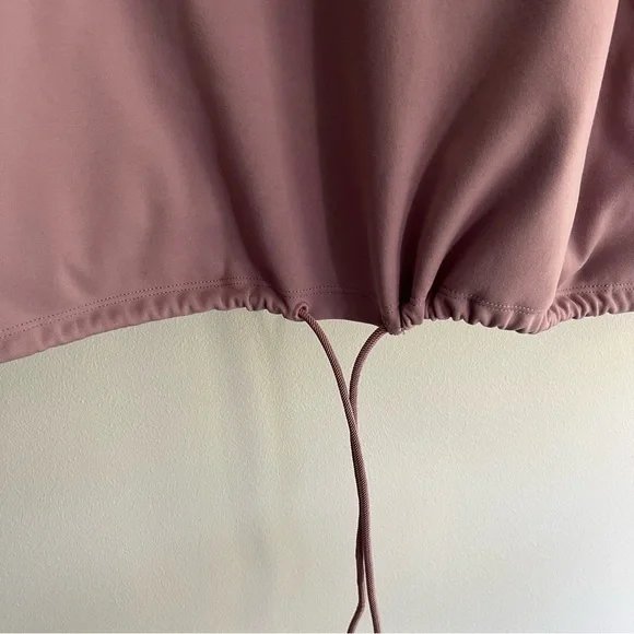 Athleta Gray and Pink Oversized Turtleneck Sweatshirt size Small - Picture 6 of 9